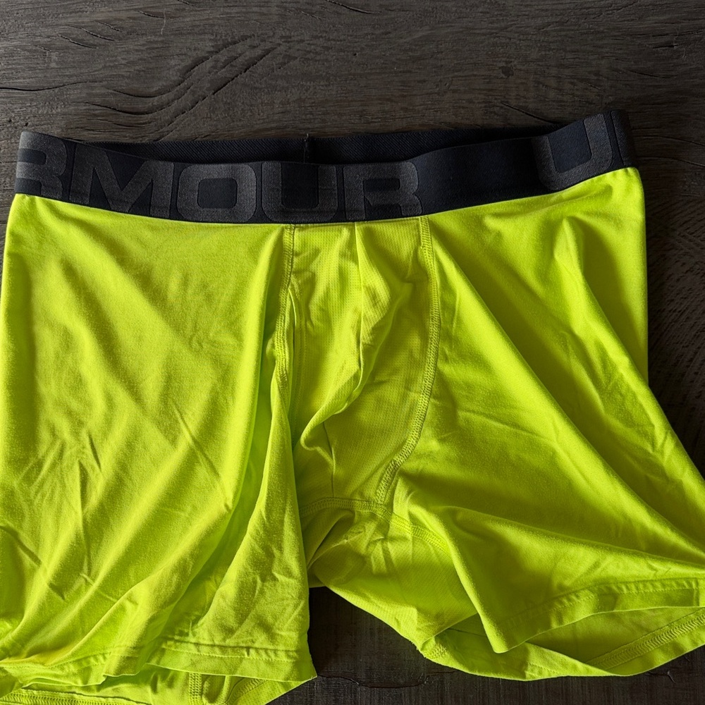 Under Armour Bright Yellow Boxer Briefs